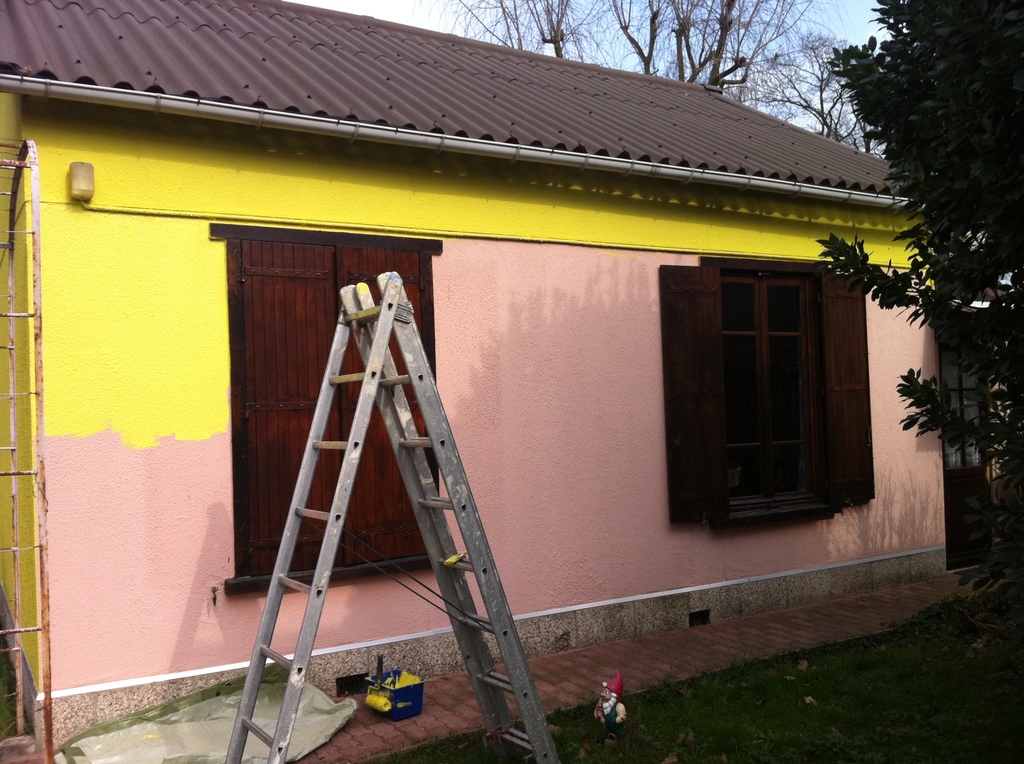 Travaux de peinture murs extérieurs à Linas